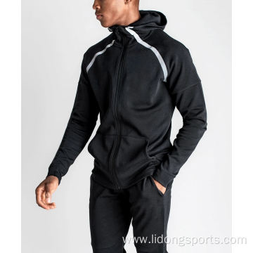 Men Active Wear Full Zip Warm Tracksuit Sports